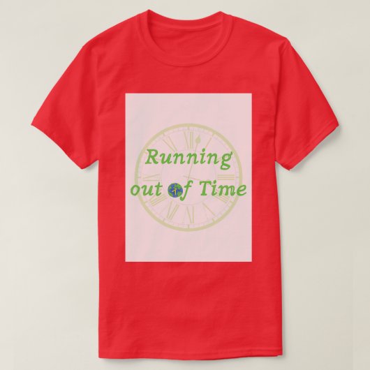 T-shirt Running out of Time Art (Design devant)
