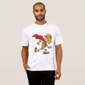 T-shirt Running Robot Superhero Cartoon Character (Devant entier)
