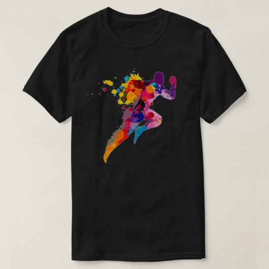 T-shirt Running Runner Track & Field (Design devant)