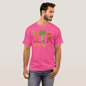 T-shirt Running Vegetables Carrot Broccoli Pepper Runner (Devant entier)