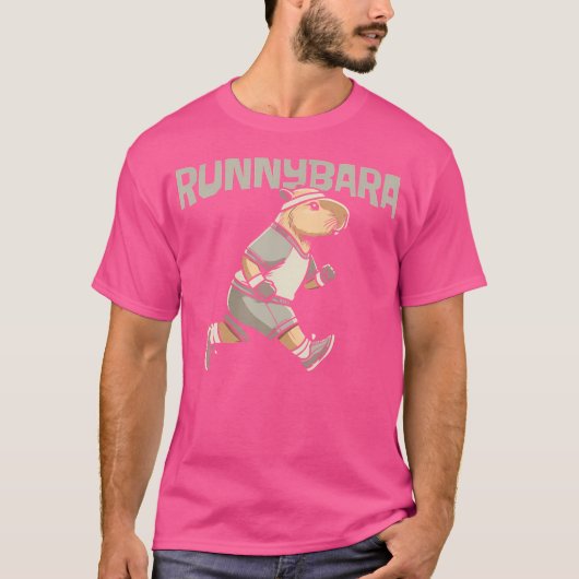 T-shirt Runnybara Jogger Run Jogging Runner Runner Running (Devant)