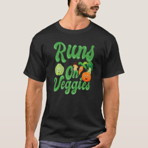 T-shirt Runs Légume Végétarien Sain