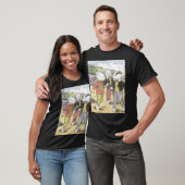 T-shirt Rupert Bear, Bill Badger et Algy Carlin Classic T- (Unisexe)