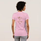 T-shirt Rupert et roses - cobaye (Dos entier)