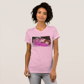 T-shirt Rupert et roses - cobaye (Devant entier)