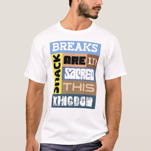 T-shirt Rupture de snack Fête des Pères (Devant)