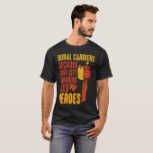 T-shirt Rural Carriers Mail Delivery Mailman Postman Posta (Devant entier)