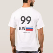 T-shirt RUS. Sport. 99 (Dos)