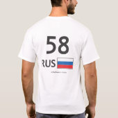 T-shirt RUS. Sport. Penza (Dos)