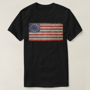 T-shirt Rush Betsy Ross vintage 1776 dieu bless americ