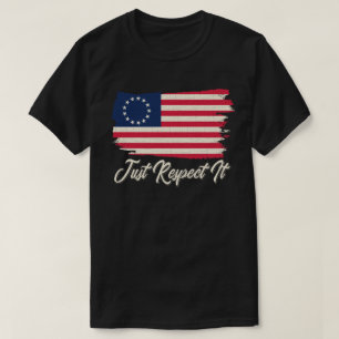 T-shirt rush-limbaugh betsy ross chemise Drapeau Juste Res