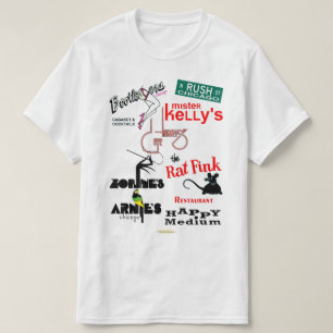 T-shirt Rush Street, clubs de nuit de Chicago