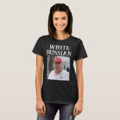 T-shirt russe blanc/Trump (Devant entier)