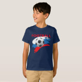T-shirt russe de football garçon (Devant entier)