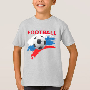 T-shirt russe de football garçon