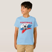 T-shirt russe de football garçon (Devant entier)