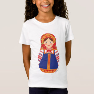 T-Shirt Russe Matryoshka Girls