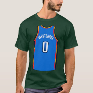 T-shirt Russell Westbrook Oklahoma City Jersey Qiangy 2