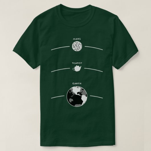 T-shirt Russellx27s Teapot A Celestial Diagram (Design devant)