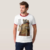 T-shirt Russian Blue Caesar Cat (Devant entier)