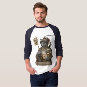 T-shirt Russian Blue Conquistador Cat – Honor & Legacy (Devant entier)