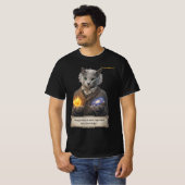 T-shirt Russian Blue Einstein Cat - Imagination (Devant entier)