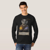 T-shirt Russian Blue Einstein Cat - Imagination (Devant entier)