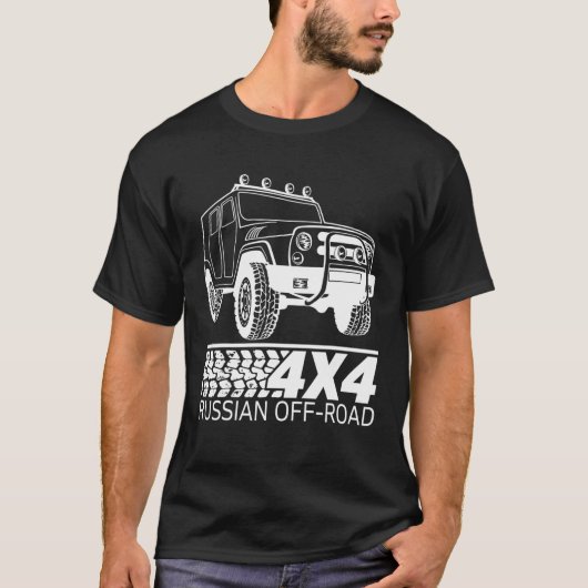 T-shirt Russie 4X4 Russie URSS (Devant)