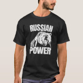T-shirt Russie : La Russie dit la construction d'un systèm (Devant)
