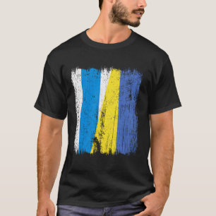 T-shirt Russie libre Ukraine Drapeau moitié Opposition rus