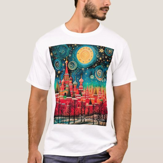 T-shirt Russie Moscou (Devant)