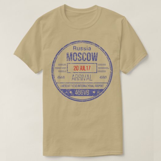 T-shirt Russie Moscou (Design devant)
