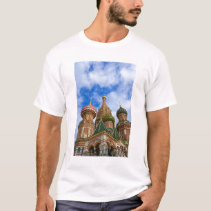 T-shirt Russie, Moscou, Place Rouge, Cathédrale Saint-Basi