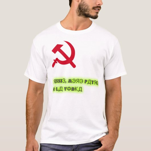 T-shirt Russie, patrie de la vodka :DD (Devant)