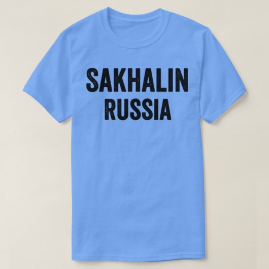 T-shirt Russie Sakhaline (Design devant)
