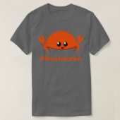 T-shirt Rust Language Lang Mascotte non officielle Ferris  (Design devant)