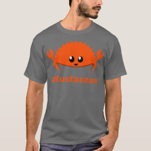 T-shirt Rust Language Lang Mascotte non officielle Ferris 