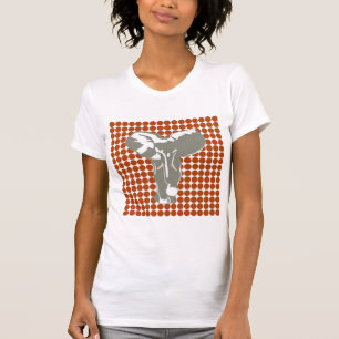 T-shirt Rust Safari point avec Pop Art Elephant