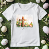 T-shirt Rustic Cross Easter Tee; Jean 3:16 Foi chrétienne