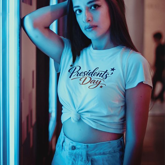 T-shirt Rustic Hand Drawn Presidents Day Typography Art