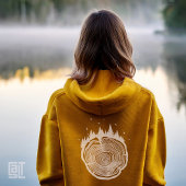 T-shirt Rustic Nature Tree Rings Forest Silhouette 