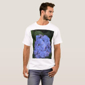 T-shirt Rustique Purple Hydrangea macrophylla (Devant entier)
