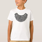 T-shirt Ruth Bader Ginsburg Célèbre RBG Collar Kids (Devant)