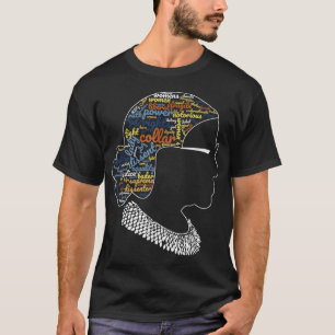 T-shirt Ruth Bader Ginsburg cite le féminisme Les droits d