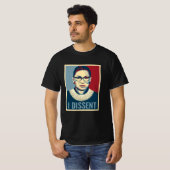 T-shirt Ruth Bader Ginsburg I dissident Pop-Art Man's (Devant entier)