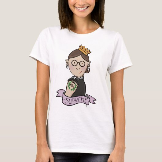 T-shirt Ruth Bader Ginsburg, RBG notoire (Devant)