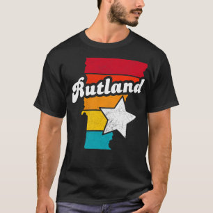 T-shirt Rutland Vermont Vintage Souvenir déshabillé 2
