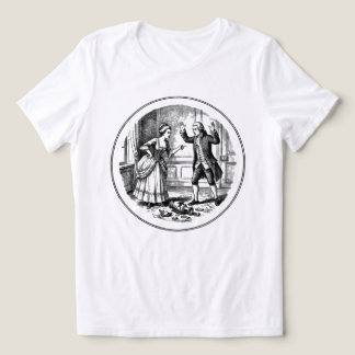 T-shirt 'Ruzie Koppel Gebroken Vaas'