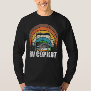 T-shirt Rv Copilot Vintage Motorhome Sunset