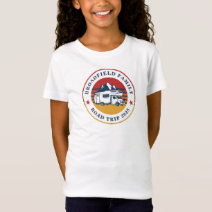 T-Shirt RV Road Trip Camping Correspondance Vacances famil